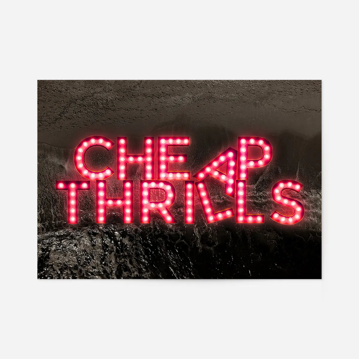 Cheap Thrills Fairground Lights Print