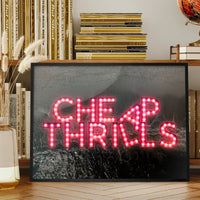 Cheap Thrills Fairground Lights Print