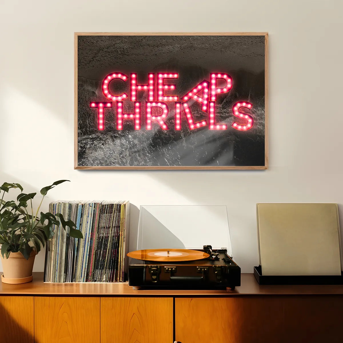 Cheap Thrills Fairground Lights Print