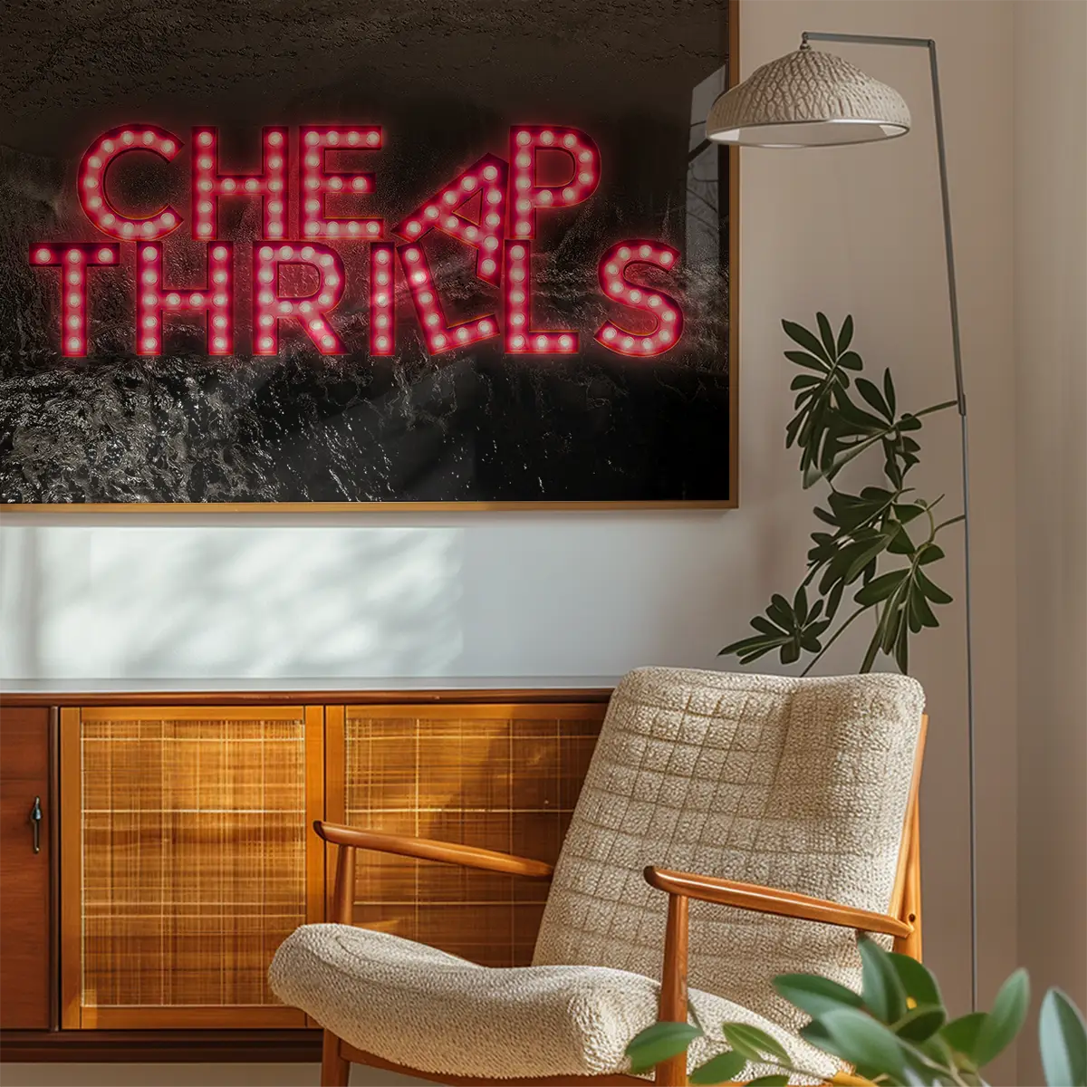 Cheap Thrills Fairground Lights Print