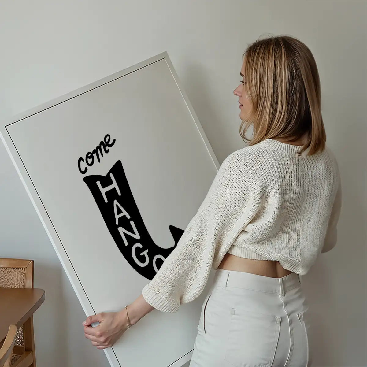 Come Hang Out Quote Print