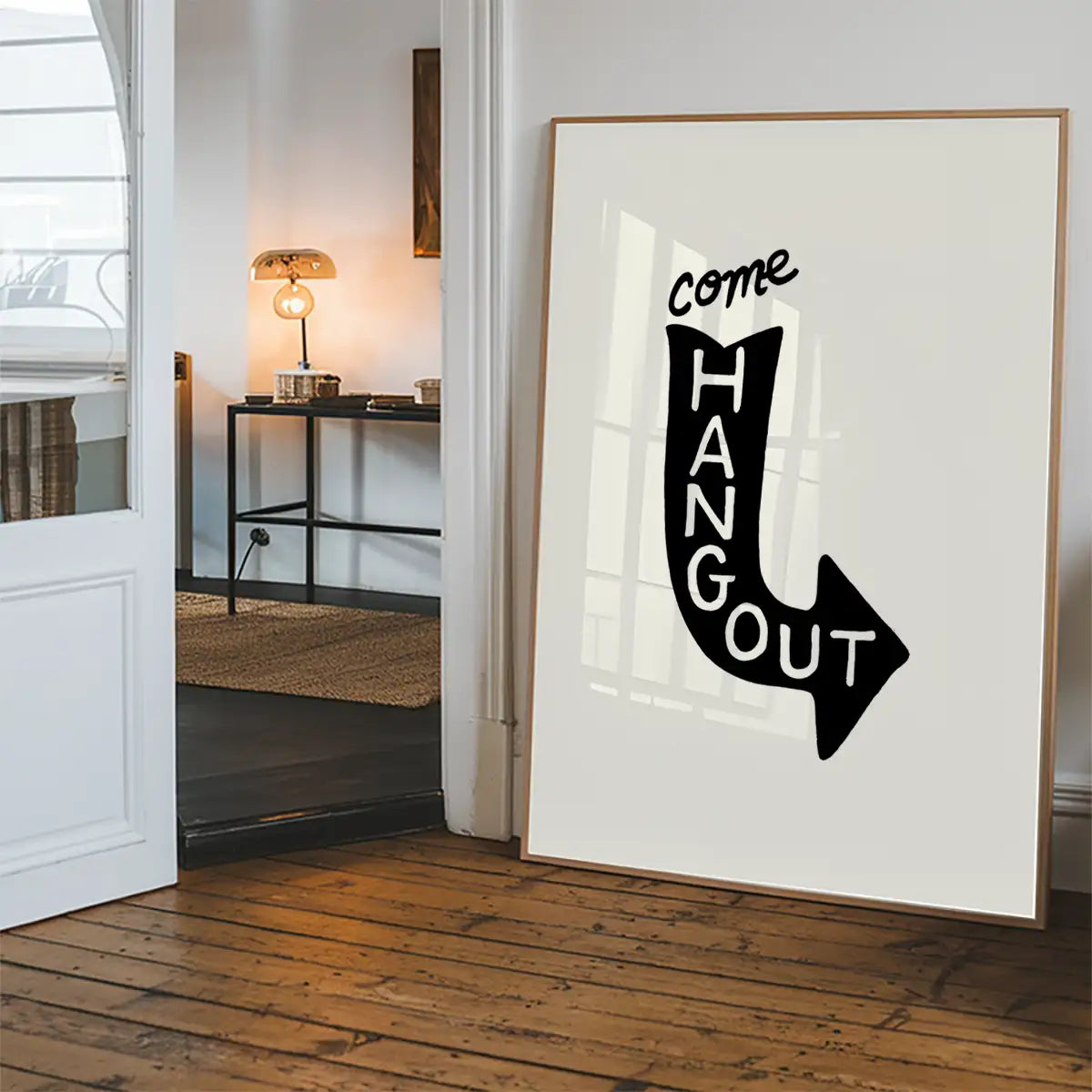 Come Hang Out Quote Print