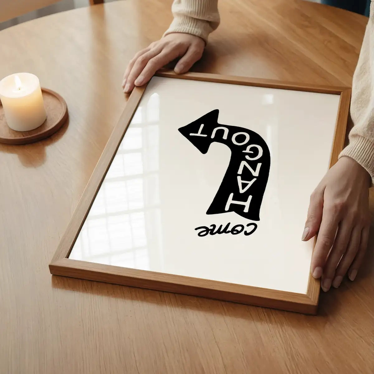 Come Hang Out Quote Print