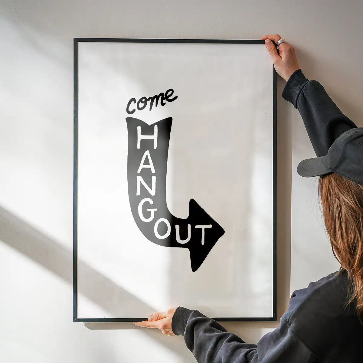 Come Hang Out Quote Print