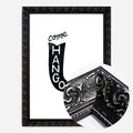 Black Ornate Frame