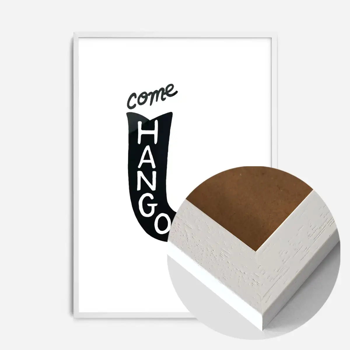 Come Hang Out Quote Print