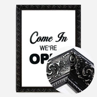 Come In We're Open Slogan Sign Print