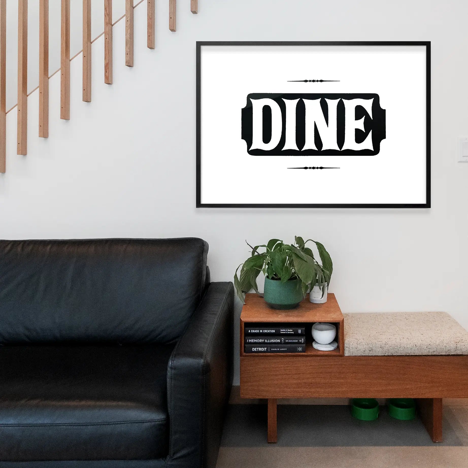 Dine Quote Print