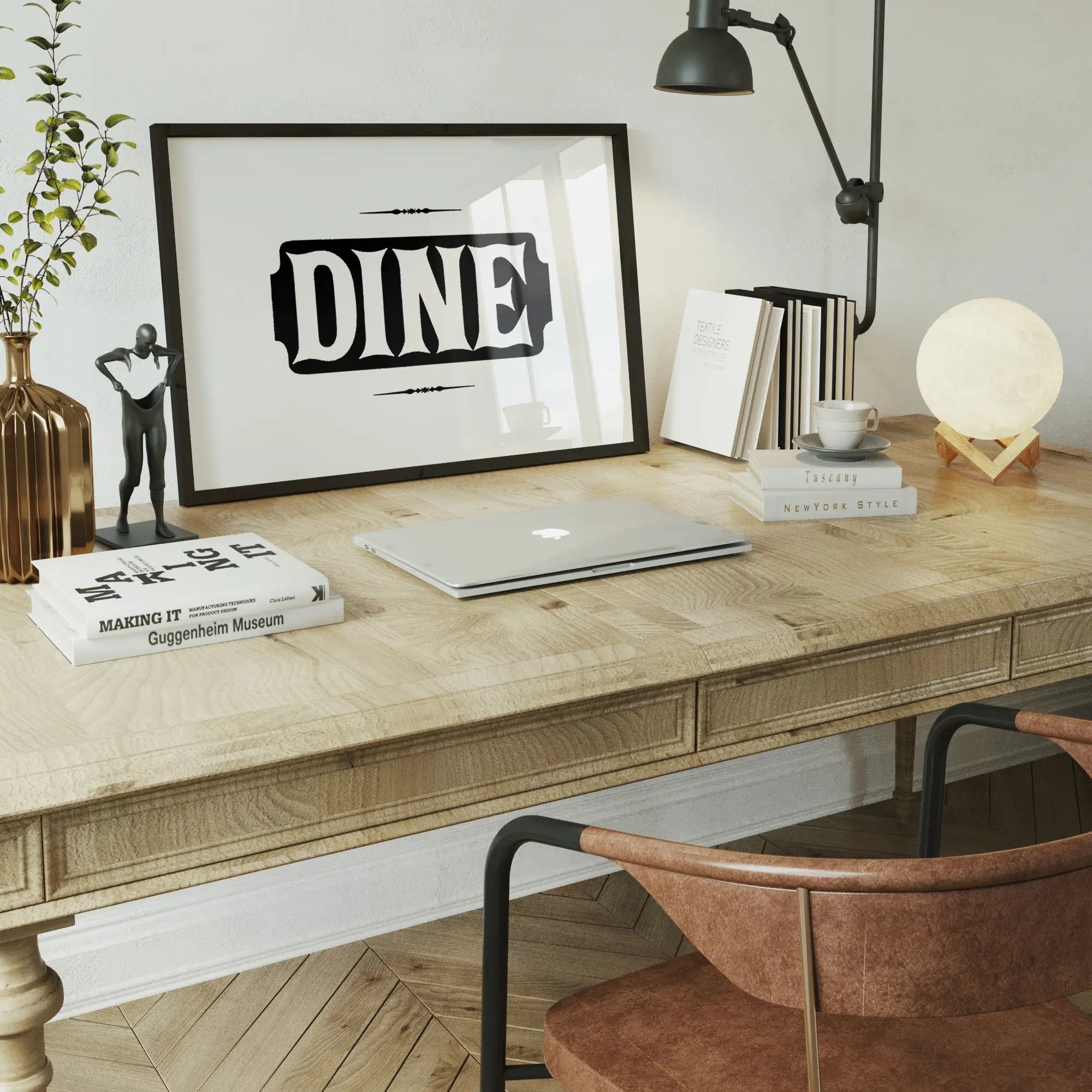 Dine Quote Print