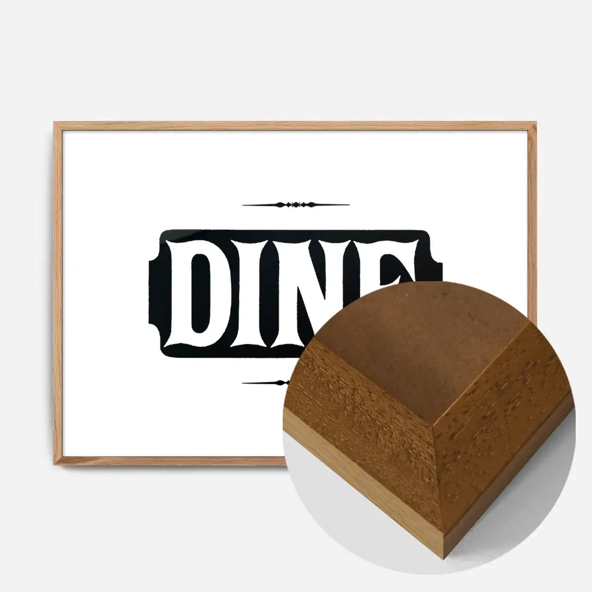 Dine Quote Print
