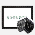 Black Ornate Frame