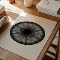 Eyeball Black And White Print