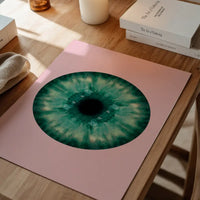 Eyeball Pink And Green Print