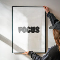 Focus Quote Print