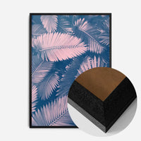 Foliage Pink and Blue Print