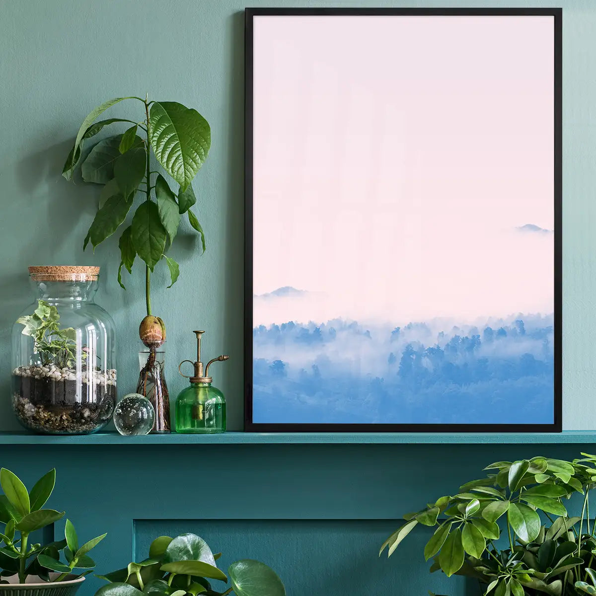 Forest Pink Blend Print