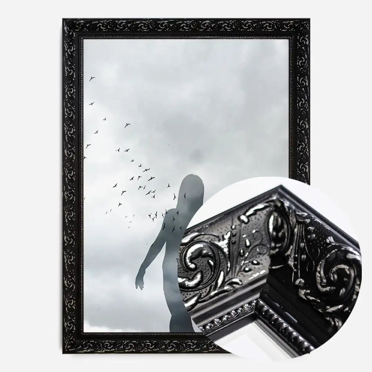 Girl With Birds Print