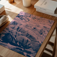 Glacier Pink and Blue Print