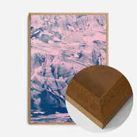 Glacier Pink and Blue Print