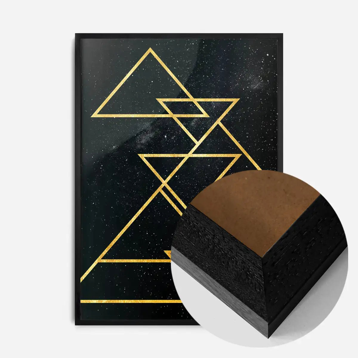 Golden Triangles Print