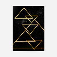 Golden Triangles Print