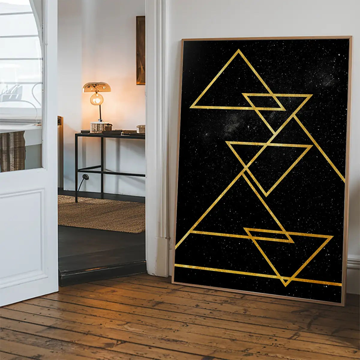 Golden Triangles Print