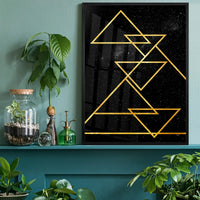 Golden Triangles Print