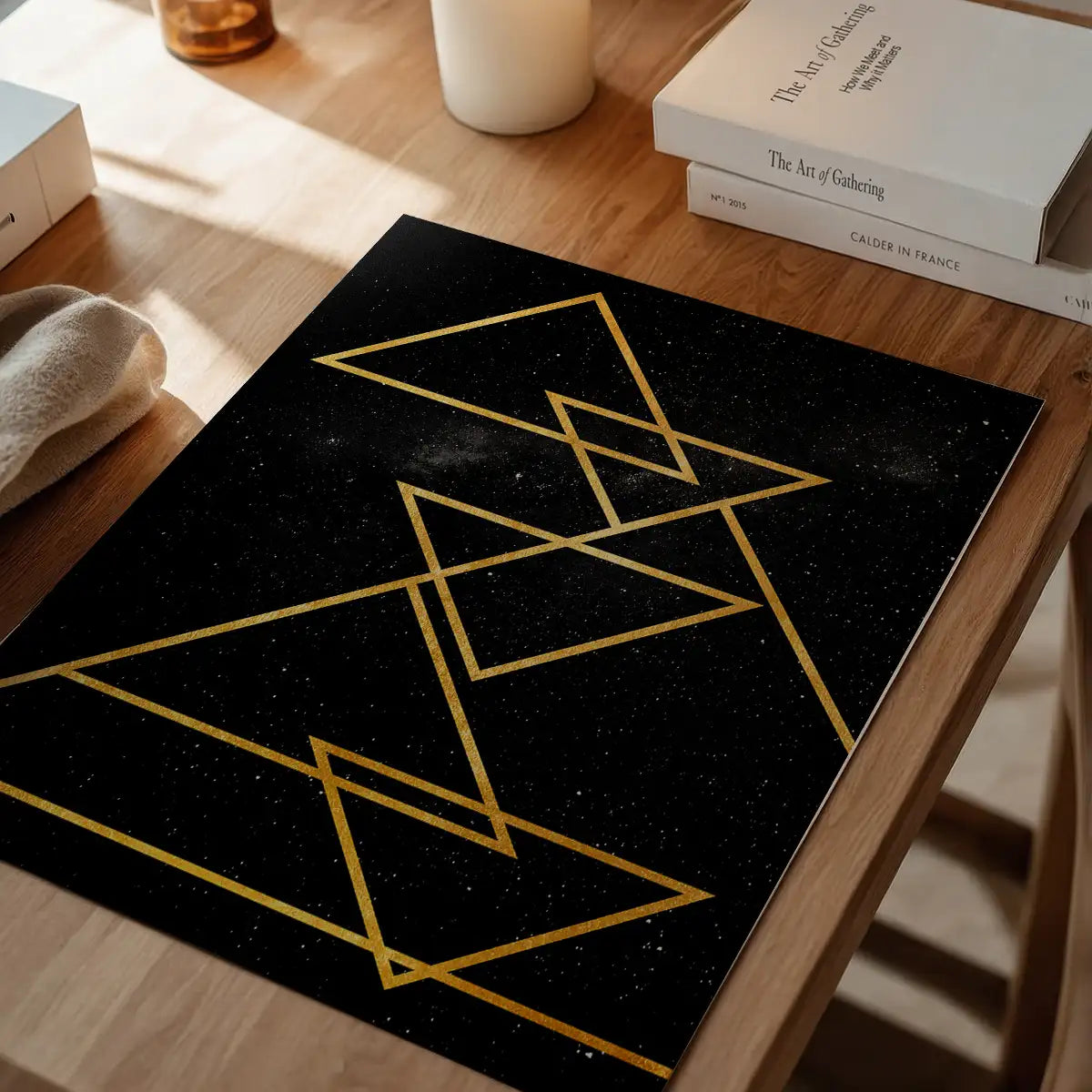 Golden Triangles Print