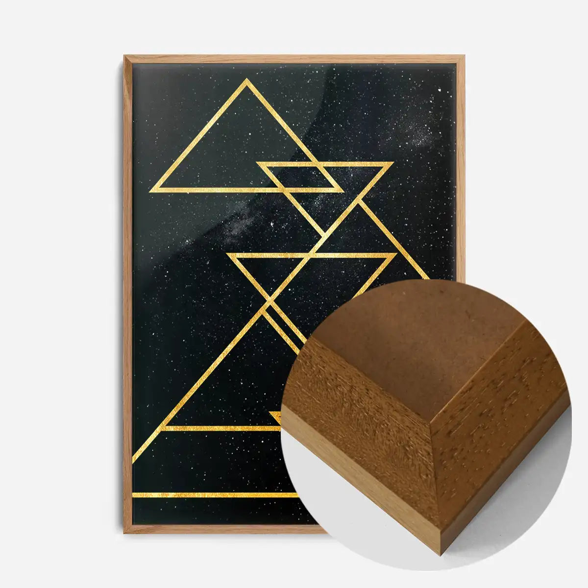 Golden Triangles Print
