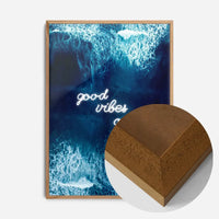 Good Vibes Only Ocean Neon Print