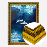 Good Vibes Only Ocean Neon Print
