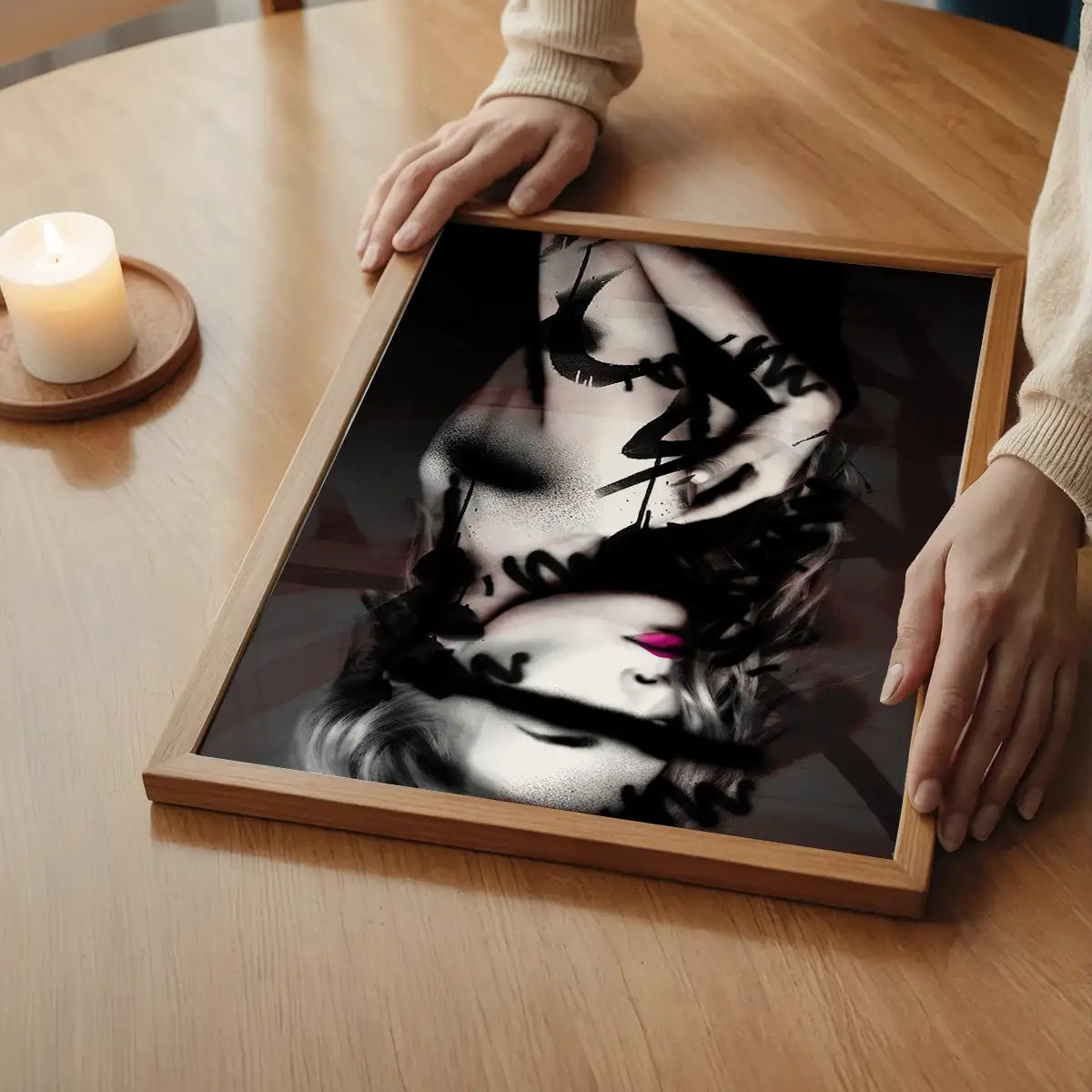 Graffiti Model Print