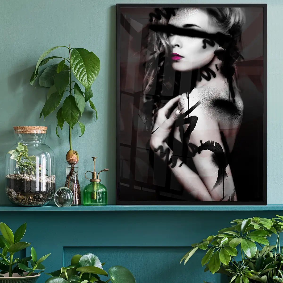 Graffiti Model Print