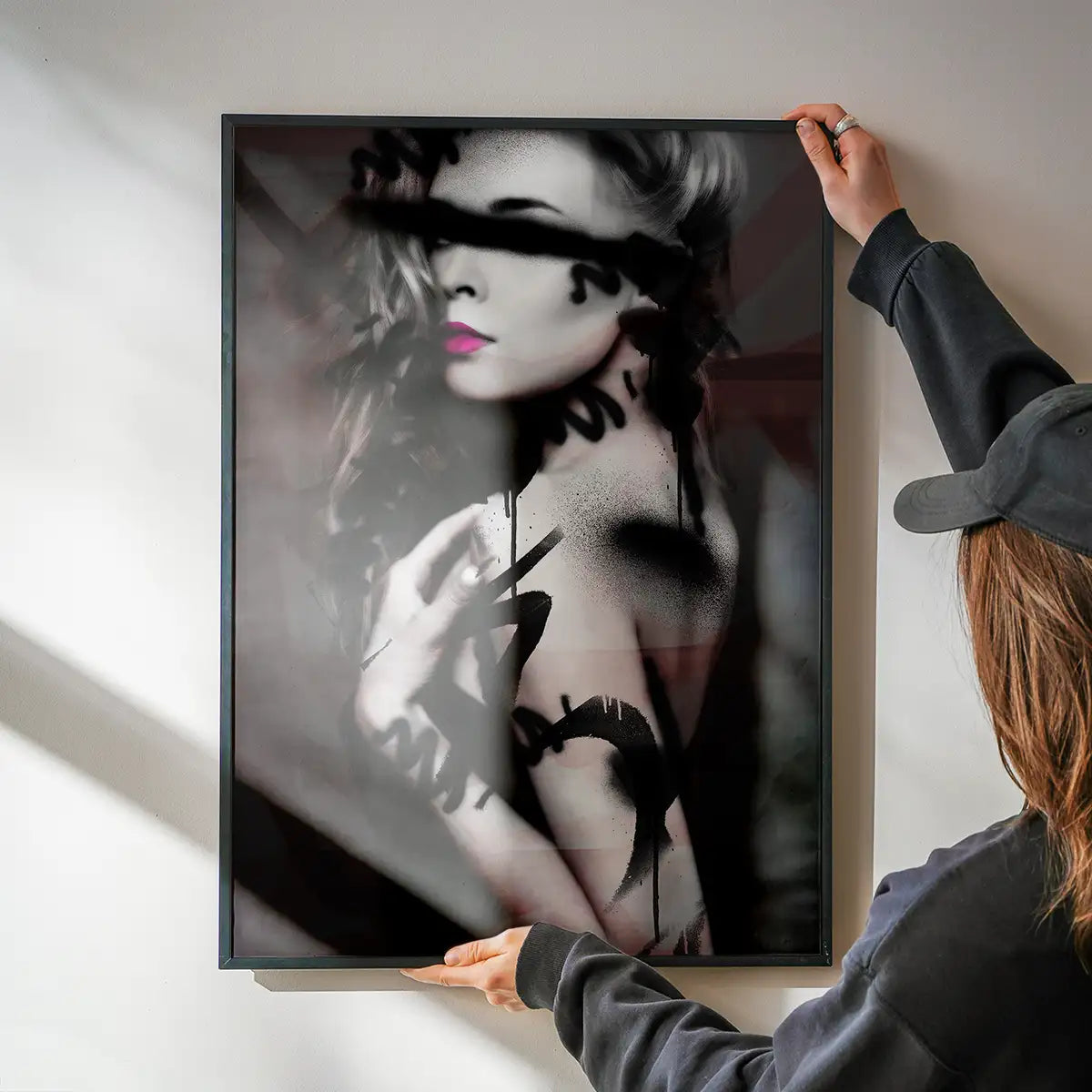 Graffiti Model Print