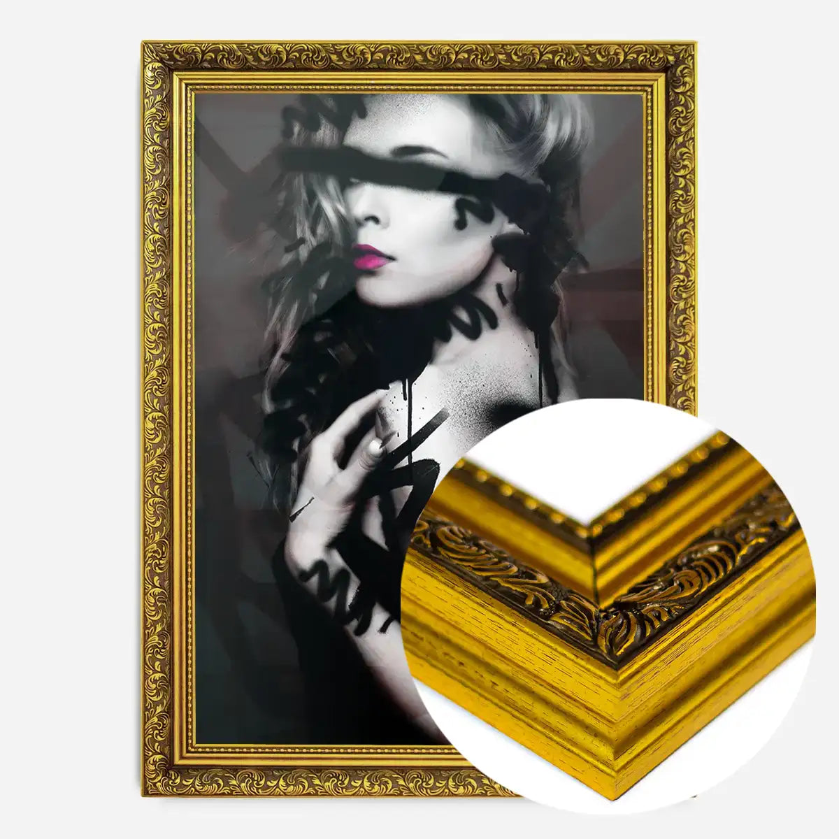 Graffiti Model Print