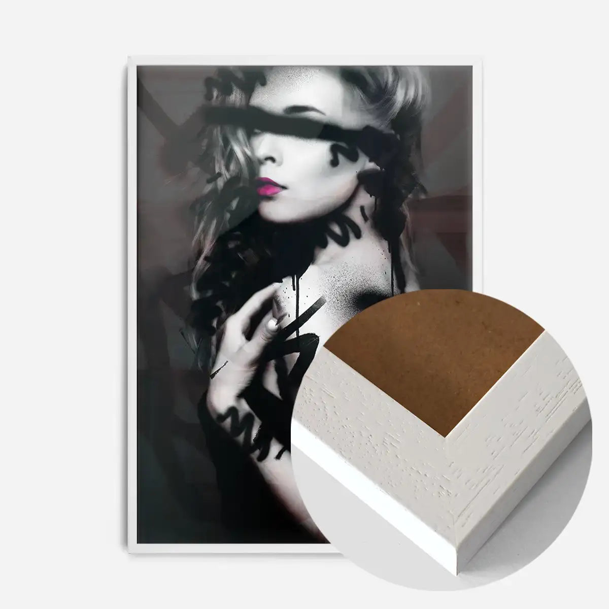 Graffiti Model Print