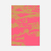 Inky Pink and Gold Graffiti Print