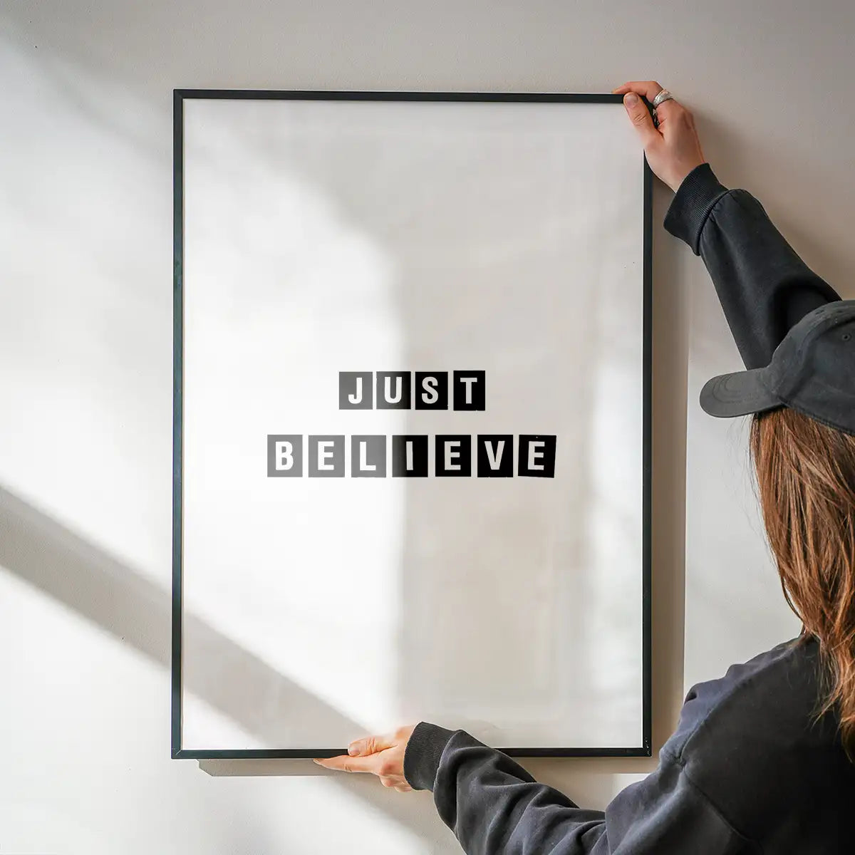 Just Believe Quote Print