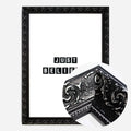 Black Ornate Frame