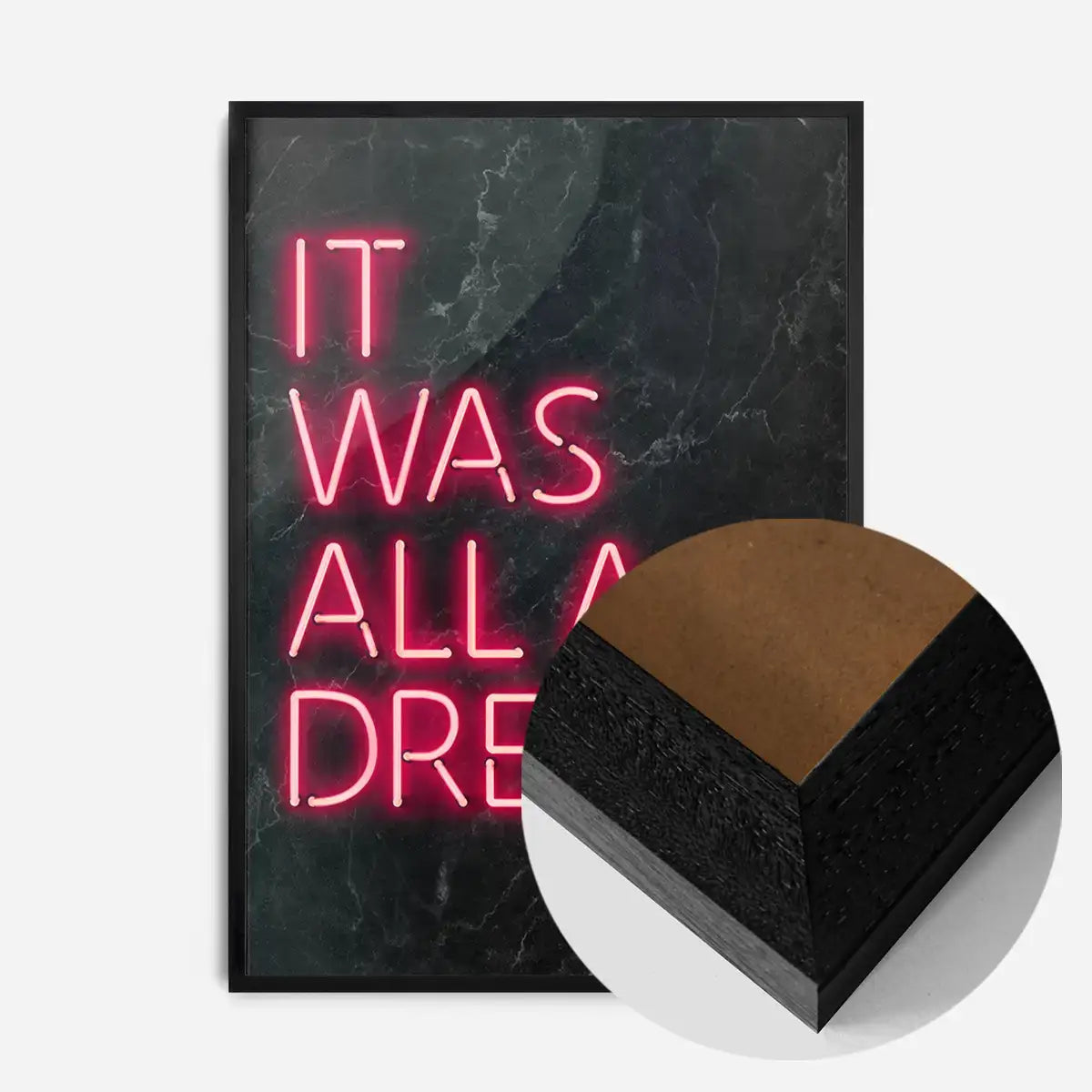 It Was All A Dream Neon Print