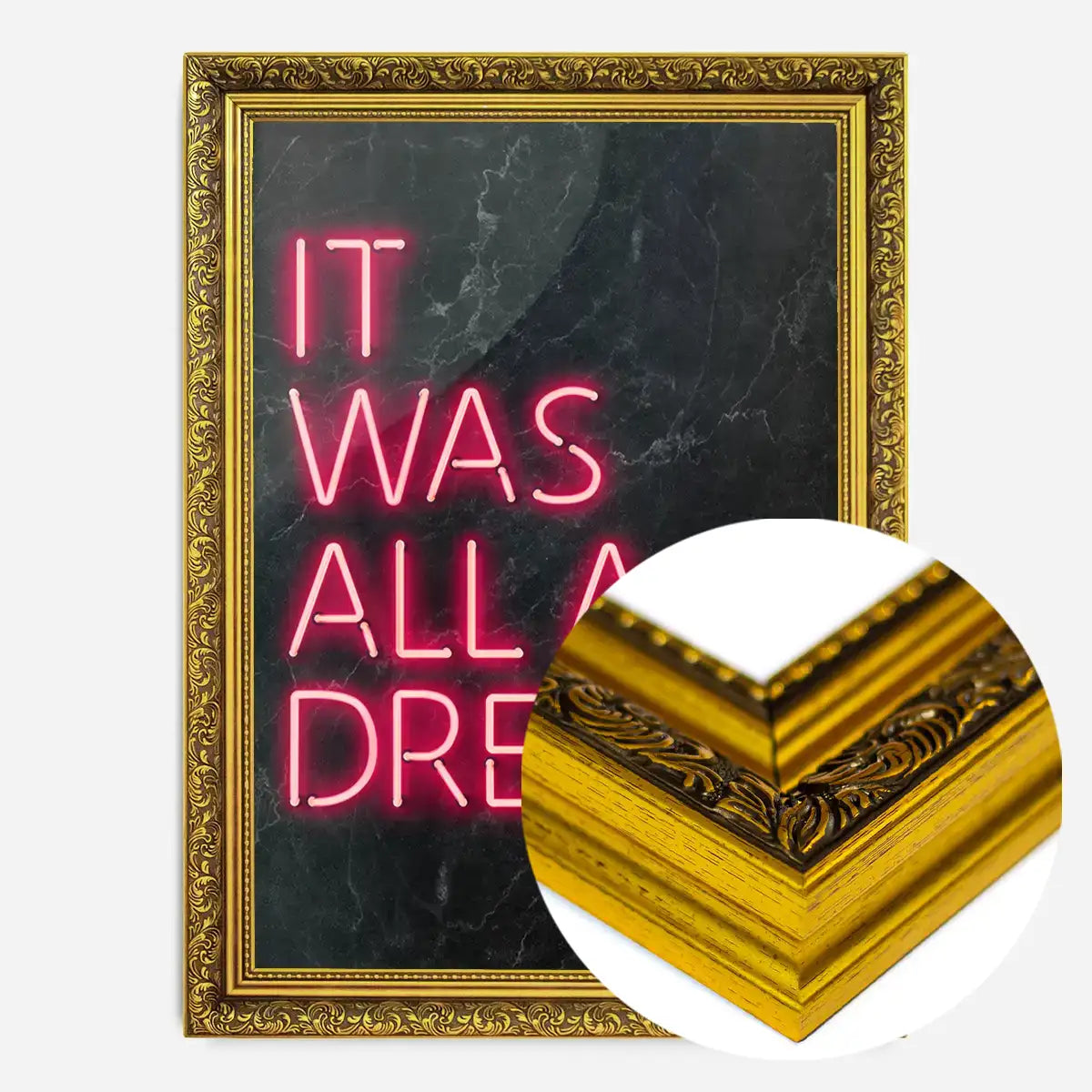 It Was All A Dream Neon Print