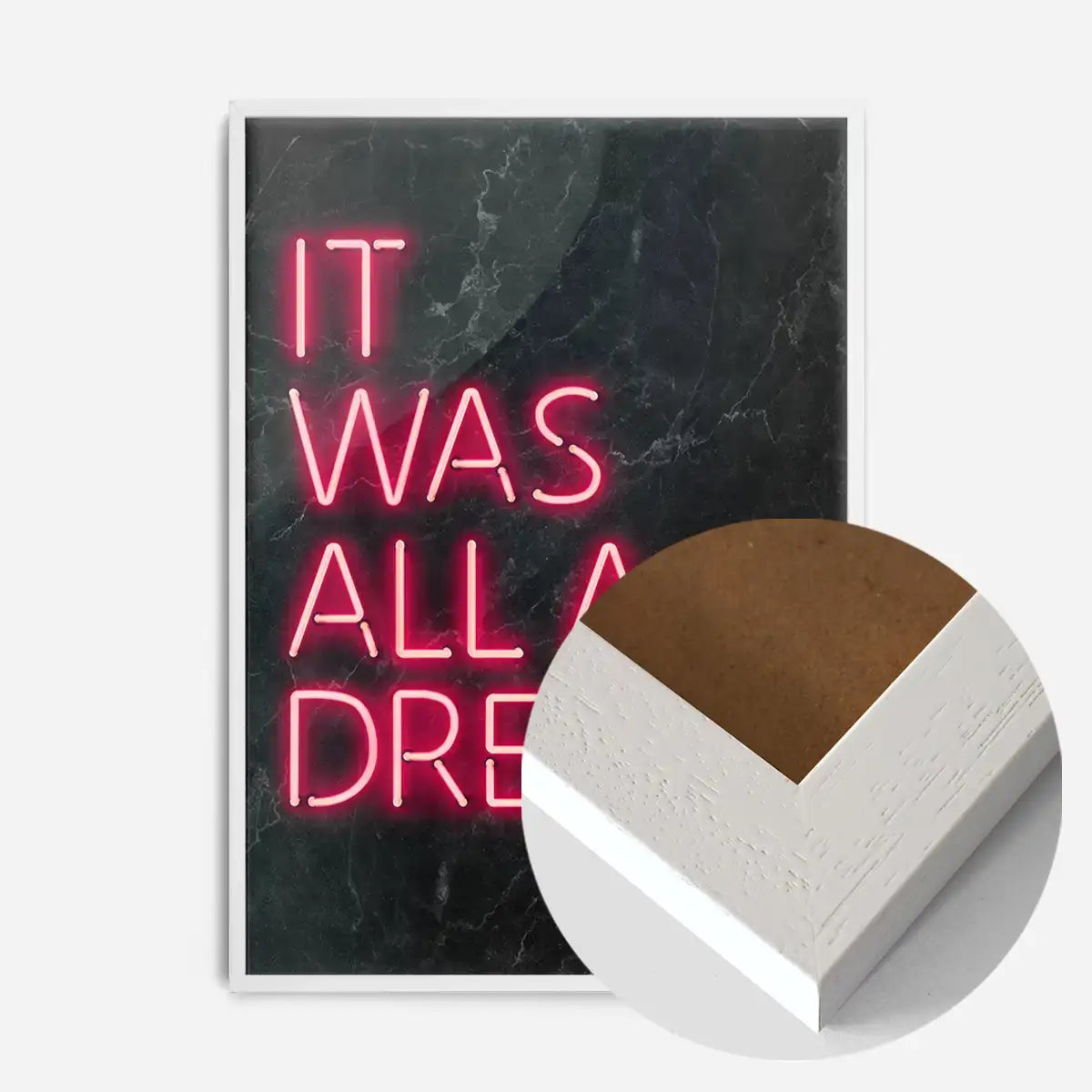 It Was All A Dream Neon Print