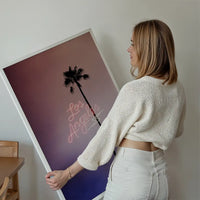 Los Angeles Palm Tree Neon Print