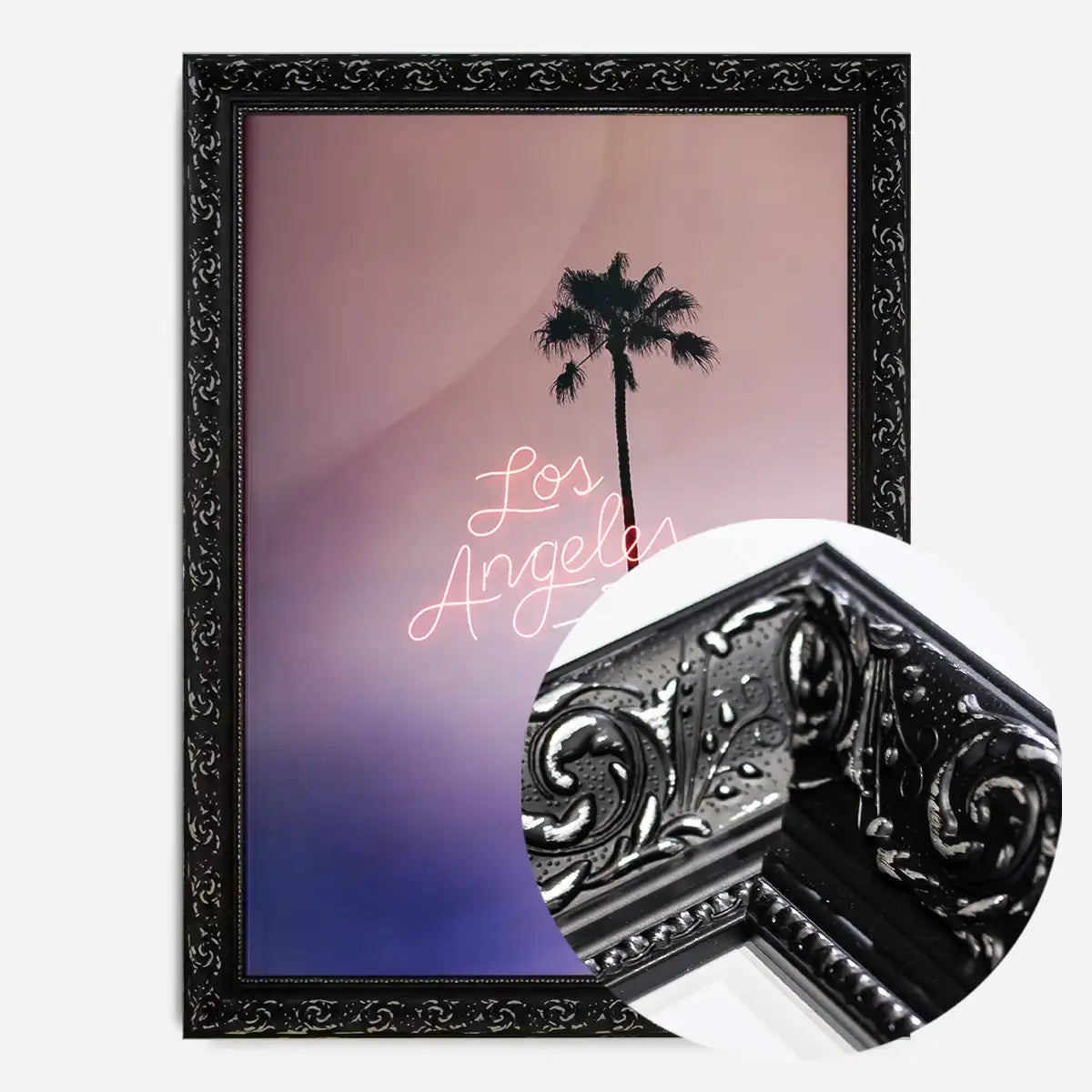 Los Angeles Palm Tree Neon Print
