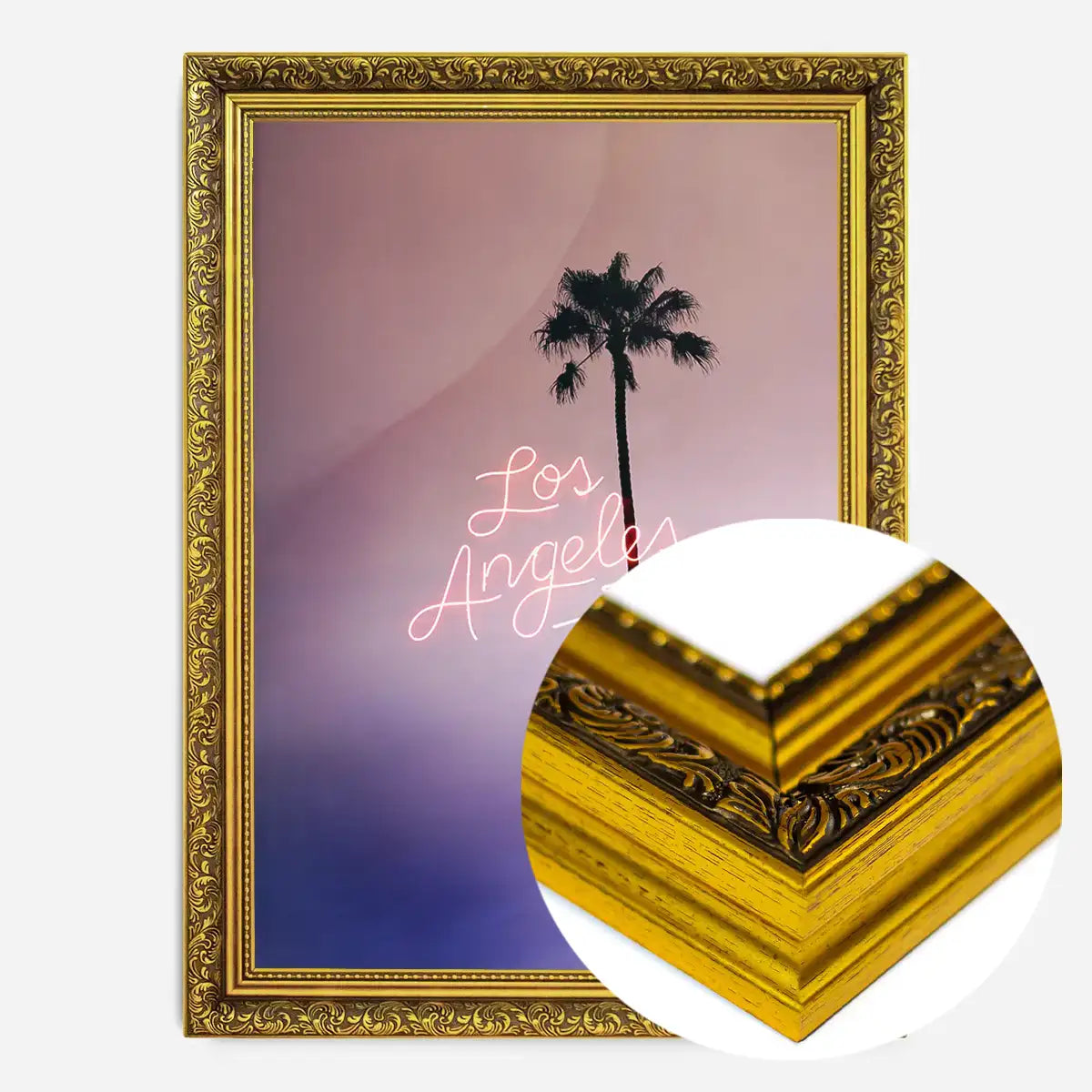 Los Angeles Palm Tree Neon Print
