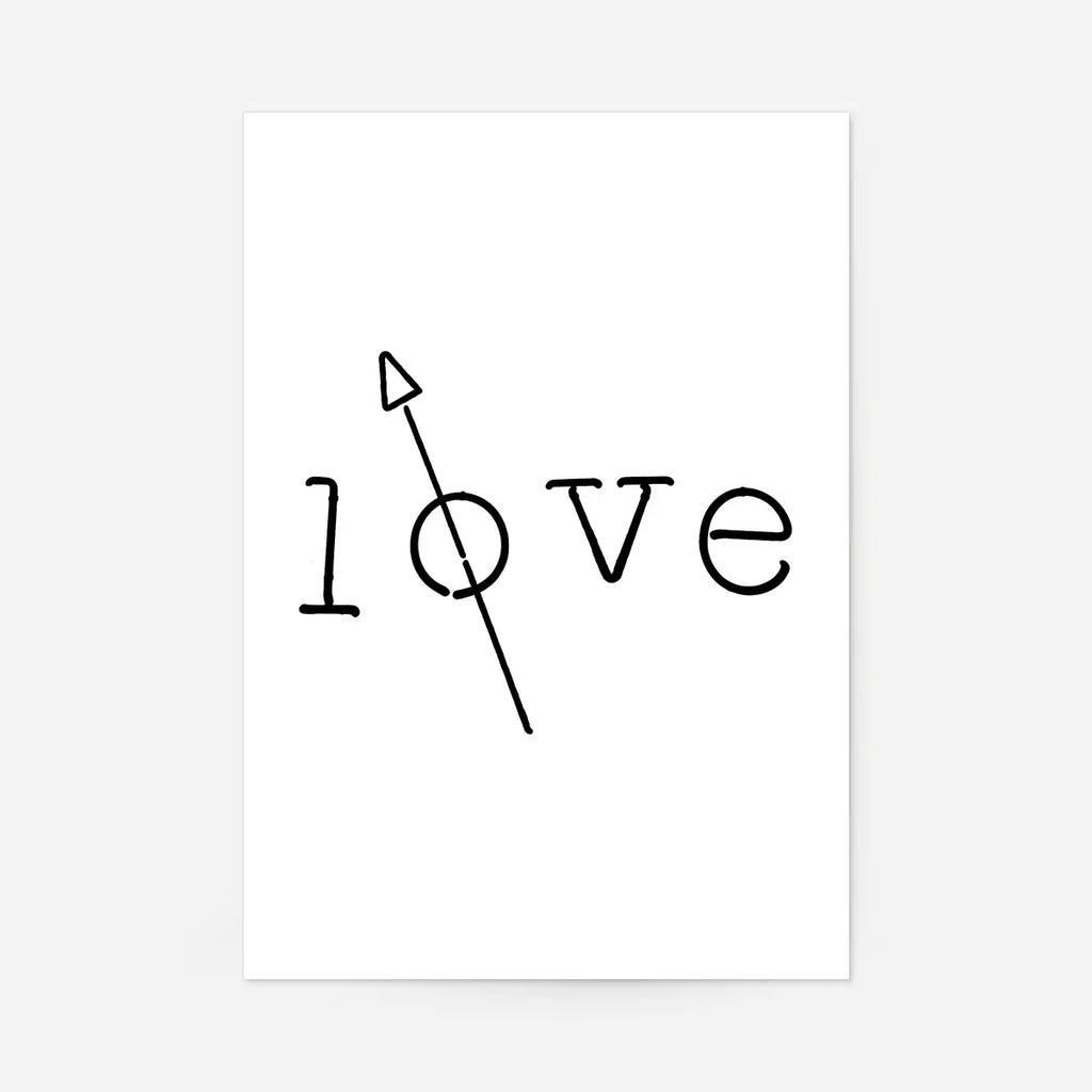 Love Typography Print