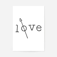 Love Typography Print
