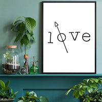 Love Typography Print