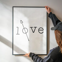 Love Typography Print