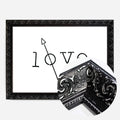 Black Ornate Frame
